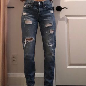 Levi’s 501s With Rips